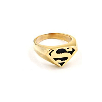 Superman Men's Ring European and American Fashion