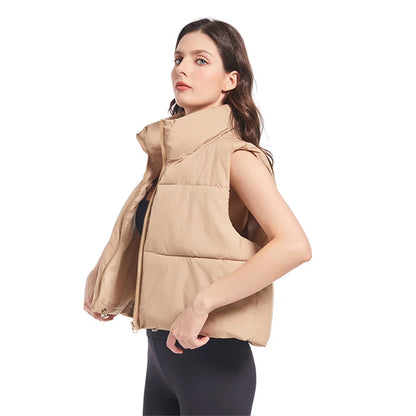 CozyChic Women's Quilted Short Vest 2025