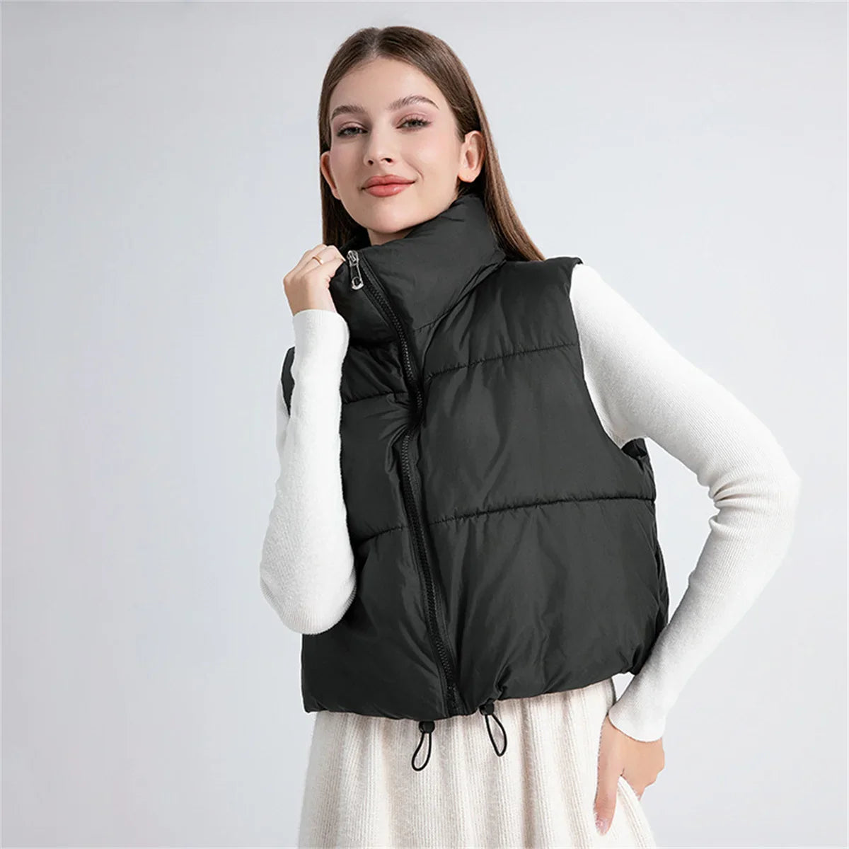 CozyChic Women's Quilted Short Vest 2025