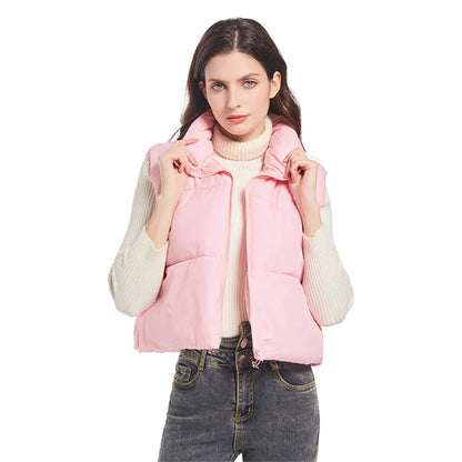 CozyChic Women's Quilted Short Vest 2025