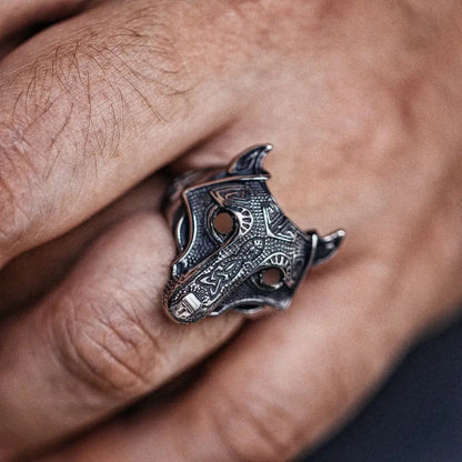 Men's Silver Viking Ring