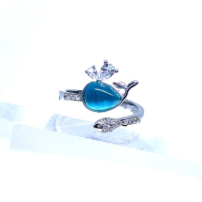 Dolphin Opal Necklace & Ring