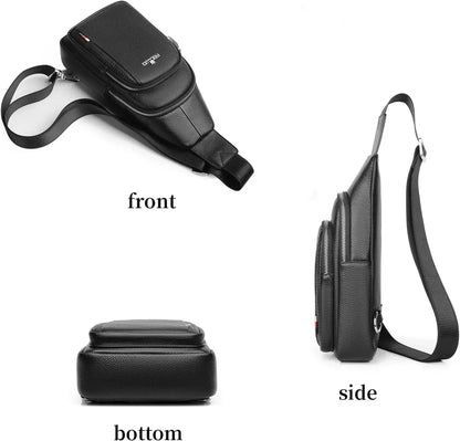 Leather Chest Bag – Sleek & Functional