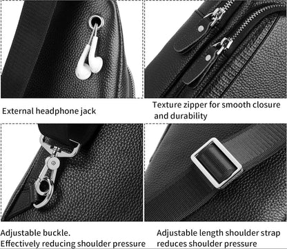 Leather Chest Bag – Sleek & Functional